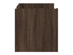 Mesa de centro madera de ingeniería marrón roble 100x50x50 cm