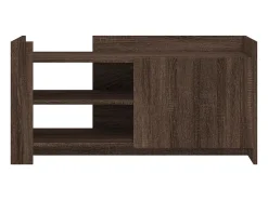 Mesa de centro madera de ingeniería marrón roble 100x50x50 cm