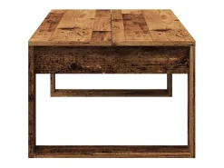 Mesa de centro madera de ingeniería envejecida 102x50x35 cm