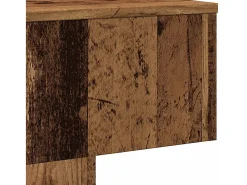 Mesa de centro madera de ingeniería envejecida 60x60x31,5 cm