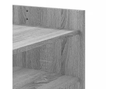 Mesa de centro madera de ingeniería gris Sonoma 100x50x50 cm