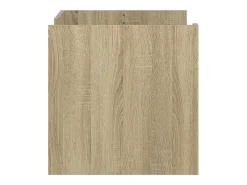 Mesa de centro madera de ingeniería roble Sonoma 80x50x50 cm