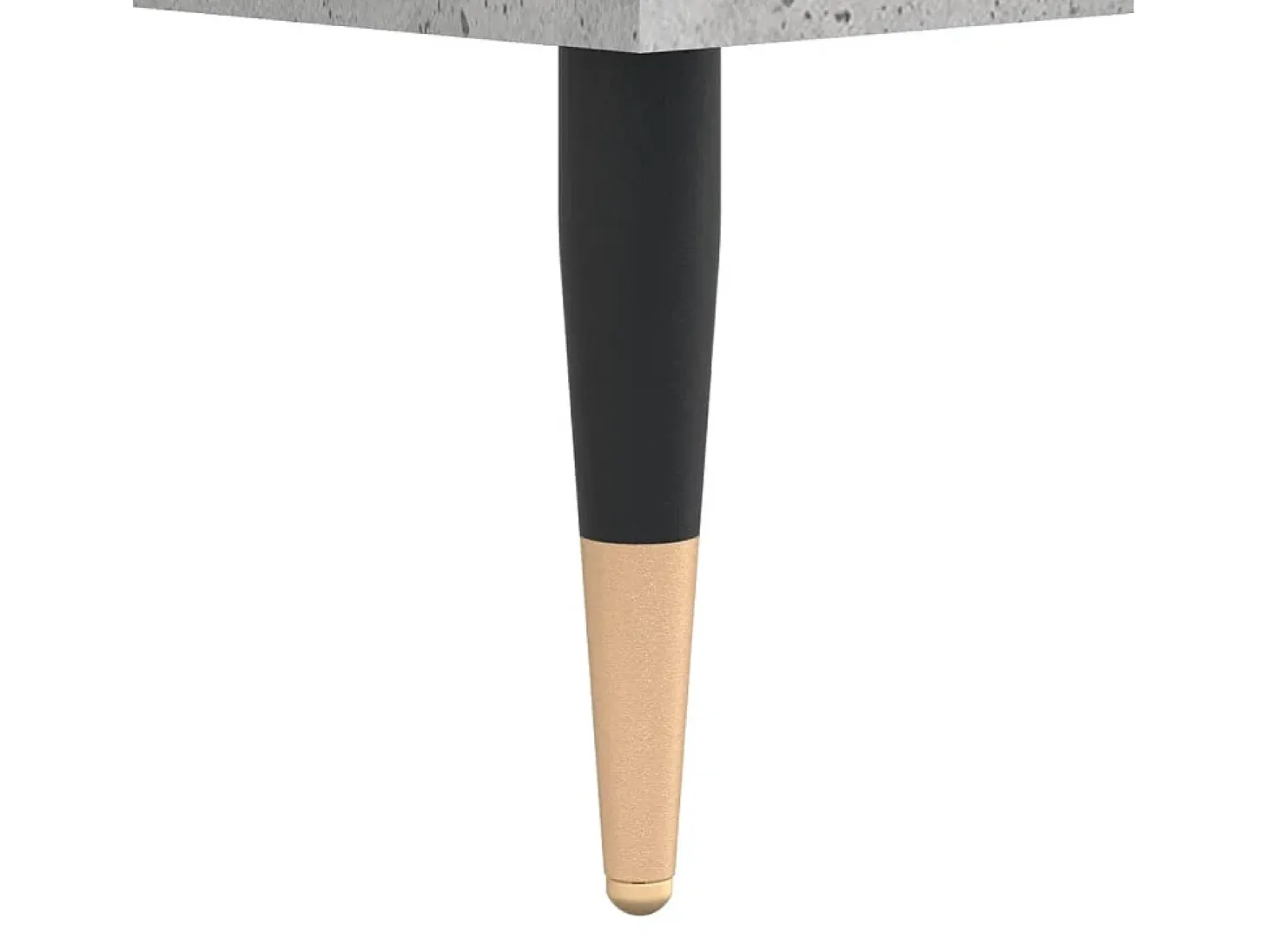 Mesa de centro madera de ingeniería gris hormigón 60x60x30 cm