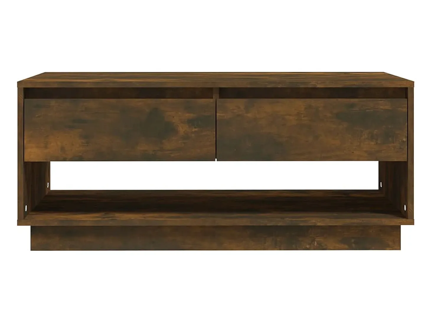 Mesa de centro madera de ingeniería roble ahumado 102,5x55x44cm