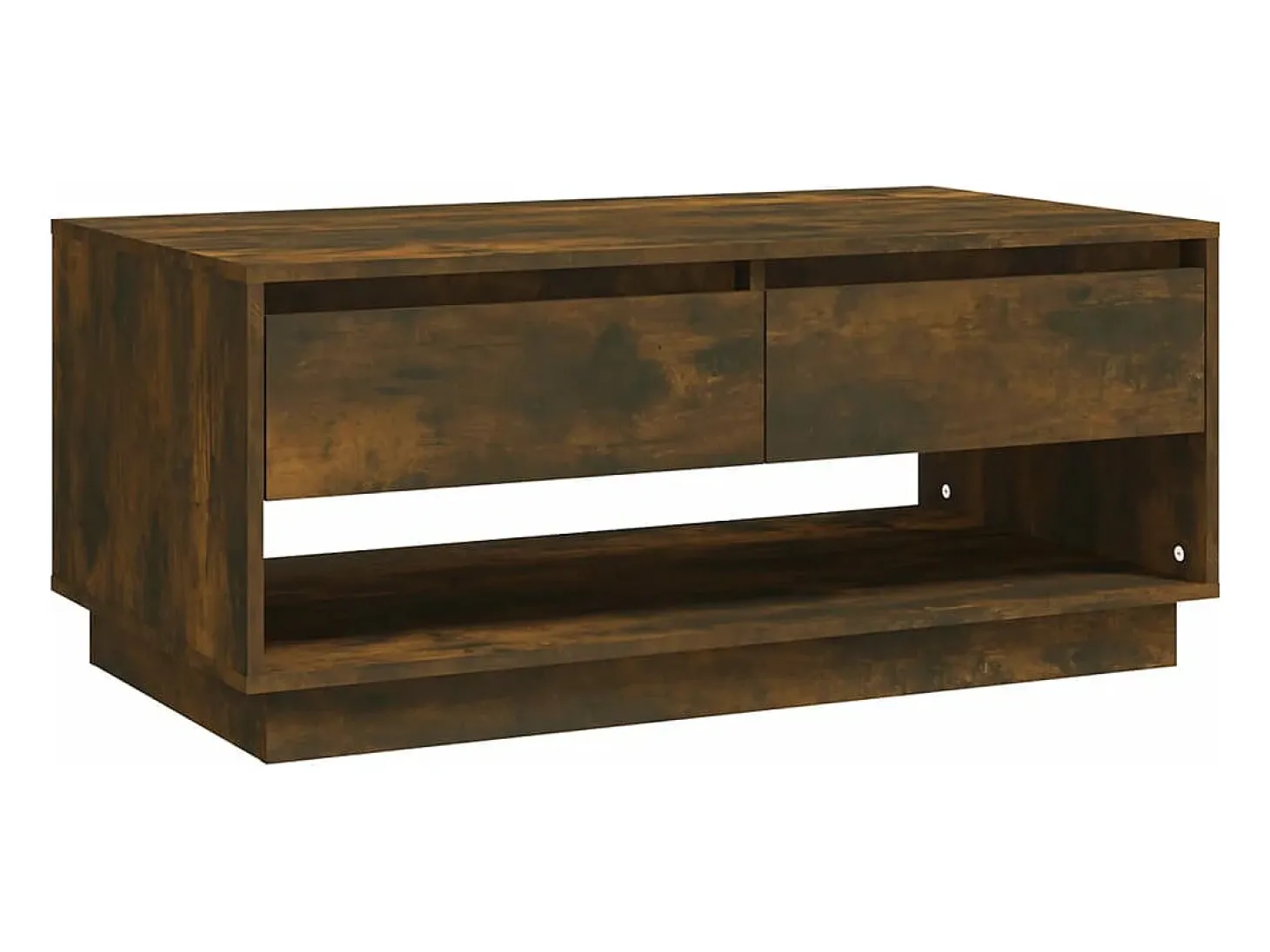 Mesa de centro madera de ingeniería roble ahumado 102,5x55x44cm