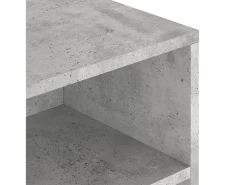 Mesa de centro madera de ingeniería gris hormigón 90x55x42,5 cm