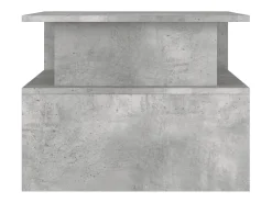 Mesa de centro madera de ingeniería gris hormigón 90x55x42,5 cm