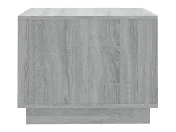 Mesa de centro madera de ingeniería gris Sonoma 55x55x43 cm