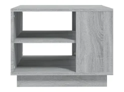 Mesa de centro madera de ingeniería gris Sonoma 55x55x43 cm