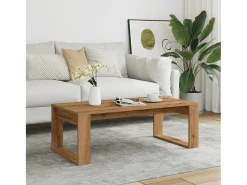 Mesa de centro madera de ingeniería roble artisan 102x50x35 cm