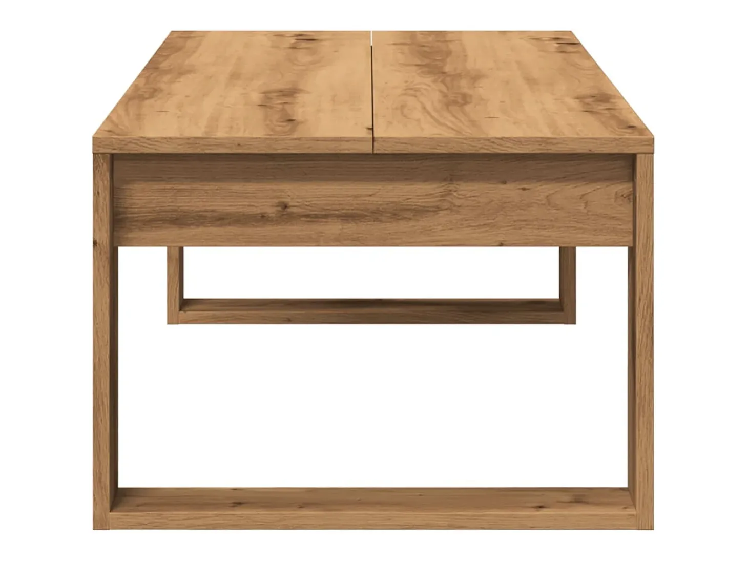 Mesa de centro madera de ingeniería roble artisan 102x50x35 cm