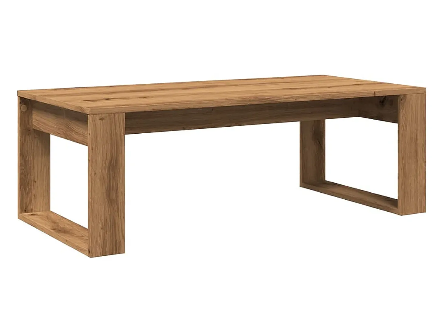 Mesa de centro madera de ingeniería roble artisan 102x50x35 cm