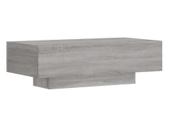 Mesa de centro madera de ingeniería gris Sonoma 100x49,5x31 cm