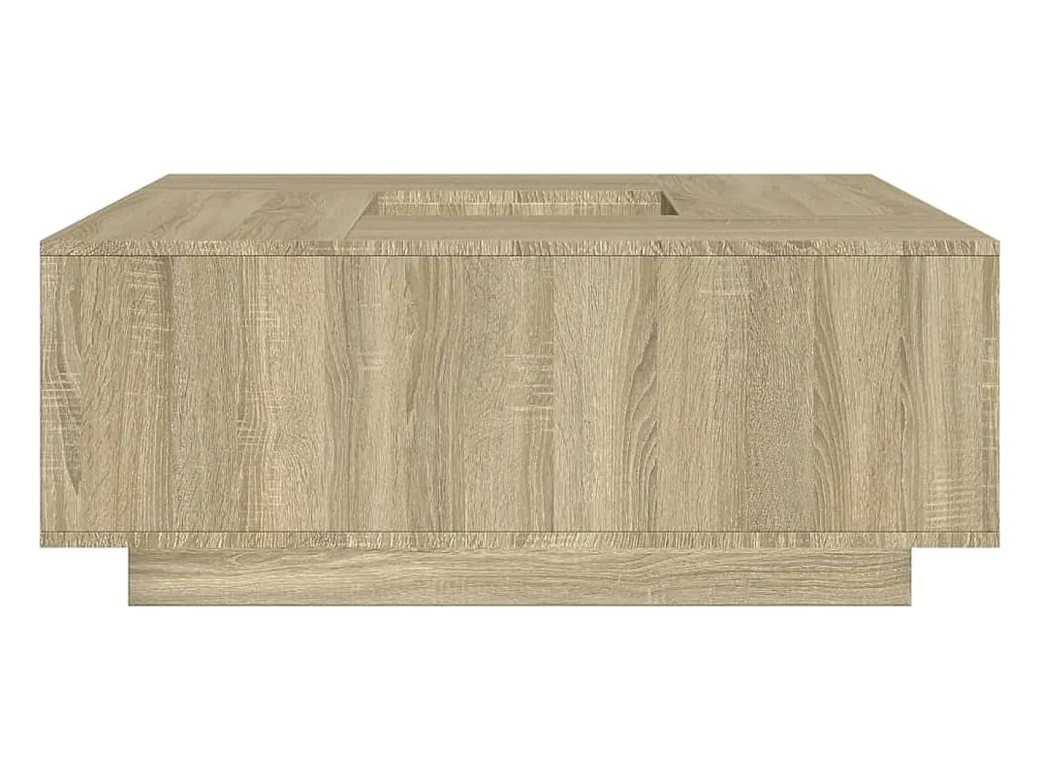 Mesa de centro madera de ingeniería roble Sonoma 100x100x40 cm