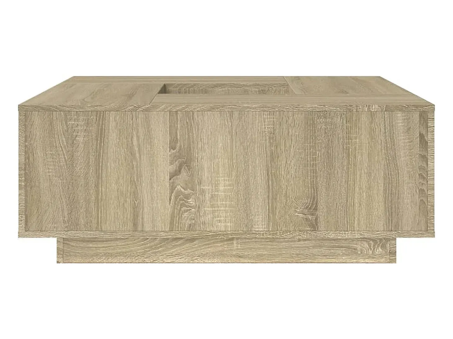 Mesa de centro madera de ingeniería roble Sonoma 100x100x40 cm