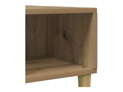 Mesa de centro madera de ingeniería roble artisan 60x60x30 cm