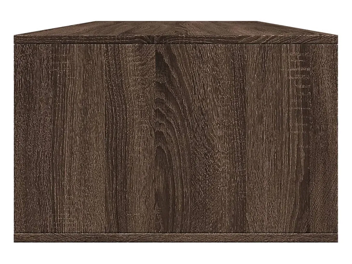 Mesa de centro madera ingeniería marrón roble 102x55x35 cm