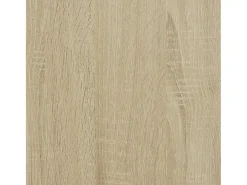 Mesa de centro madera ingeniería metal roble Sonoma 100x57x35cm