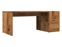 Mesa de centro madera ingeniería envejecida 90x45x35 cm