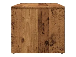 Mesa de centro madera ingeniería envejecida 90x45x35 cm