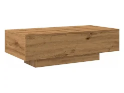 Mesa de centro madera ingeniería roble artisan 100x49,5x31 cm