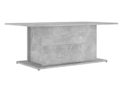 Mesa de centro madera ingeniería gris hormigón 102x55,5x40 cm