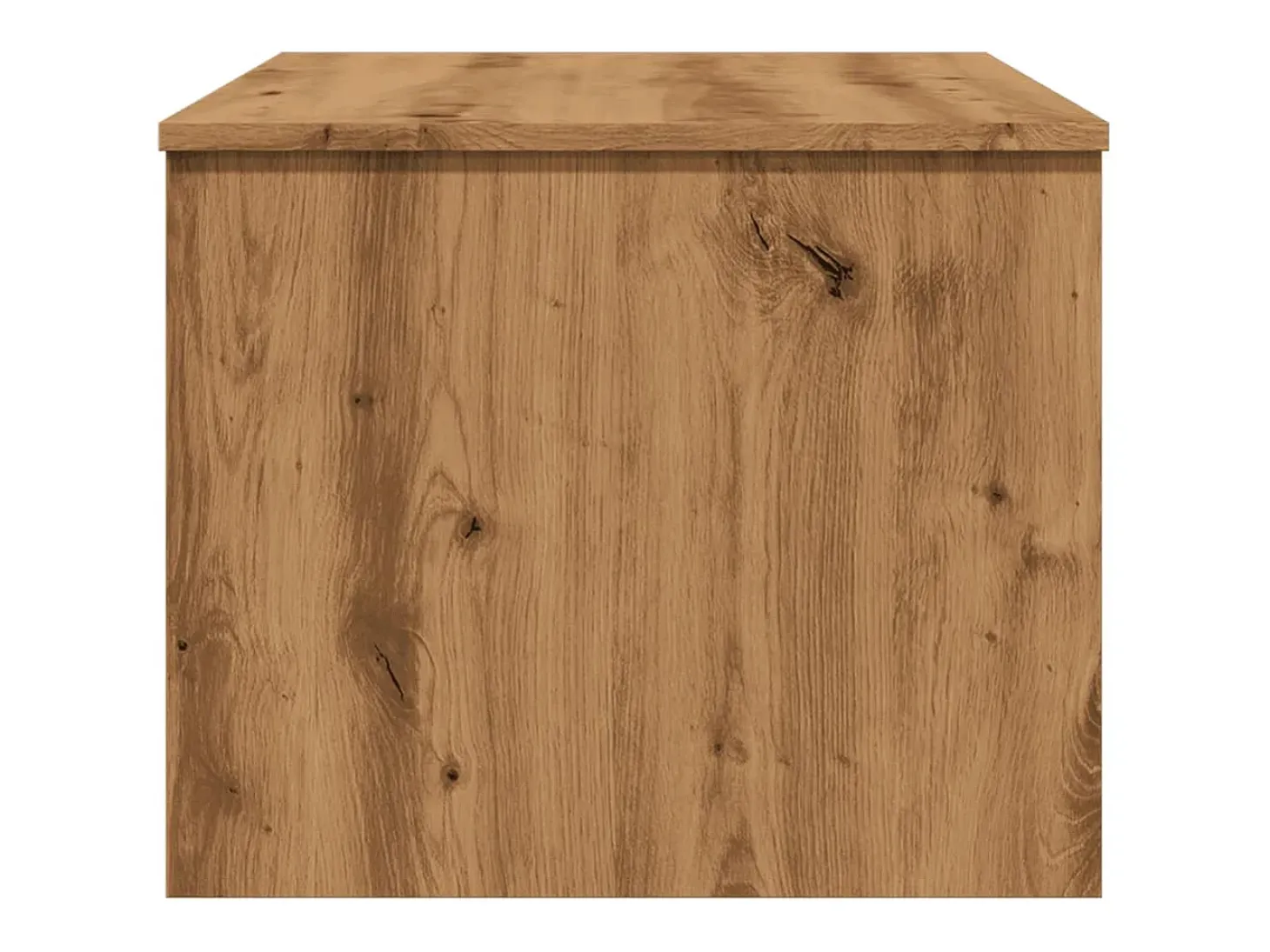 Mesa de centro madera ingeniería roble artisan 80x50,5x41,5 cm