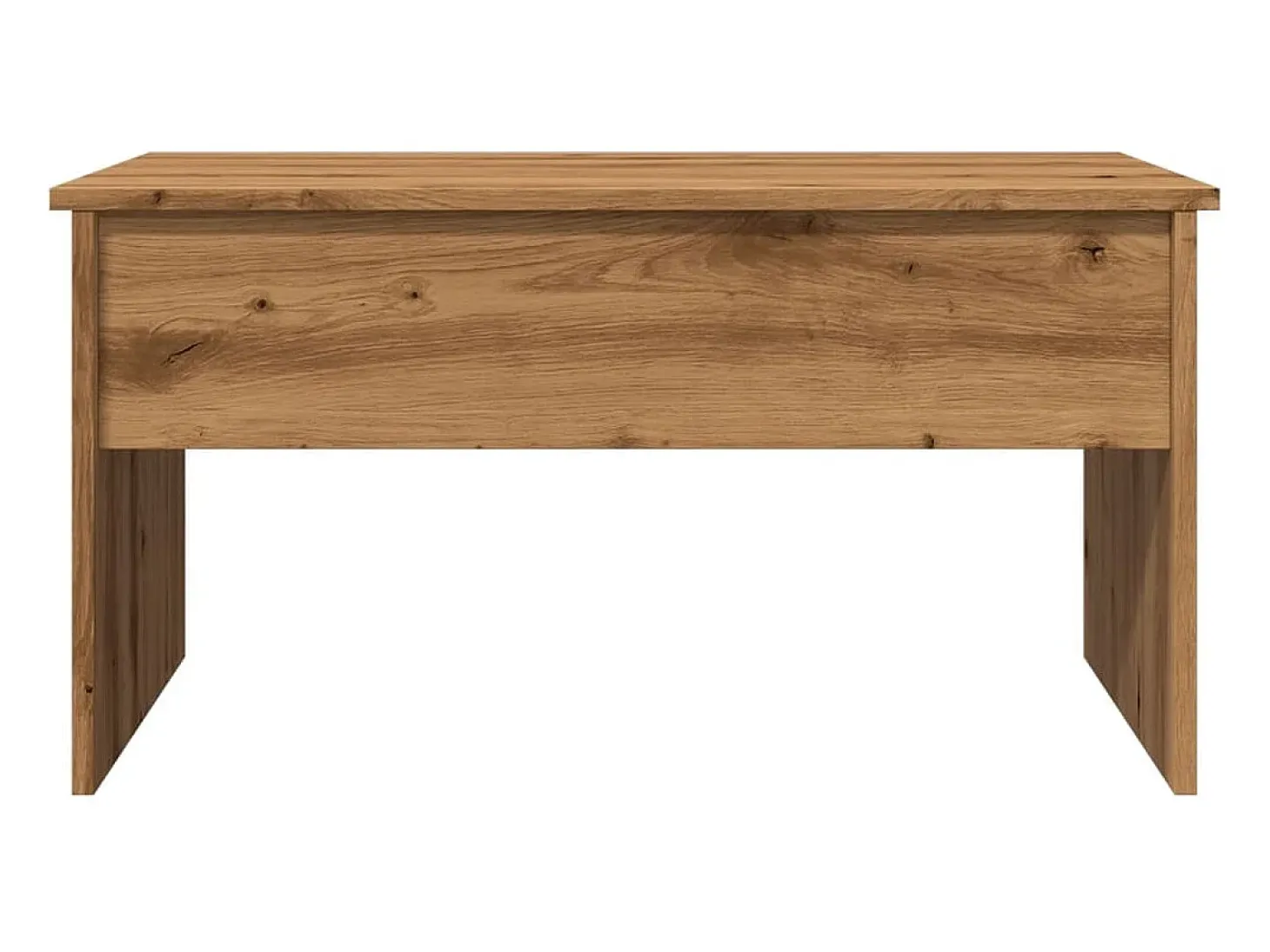 Mesa de centro madera ingeniería roble artisan 80x50,5x41,5 cm
