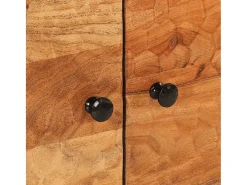 Mesa de centro madera maciza de acacia 80x50x40 cm