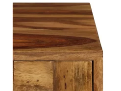 Mesa de centro madera maciza sheesham acabado miel 110x50x37 cm