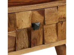 Mesa de centro madera maciza sheesham acabado miel 110x50x37 cm