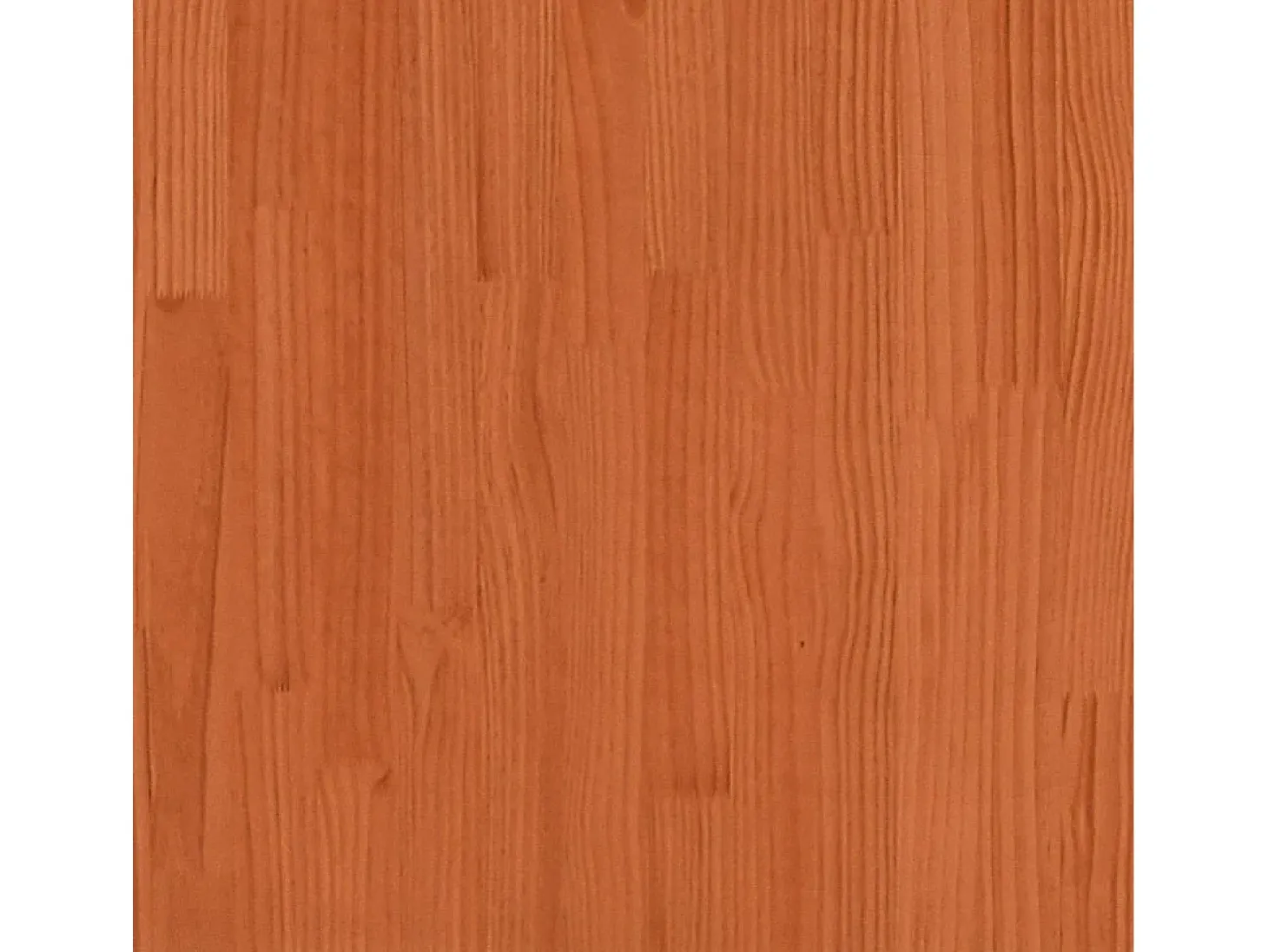 Mesa de centro madera maciza de pino marrón cera 100x100x40 cm