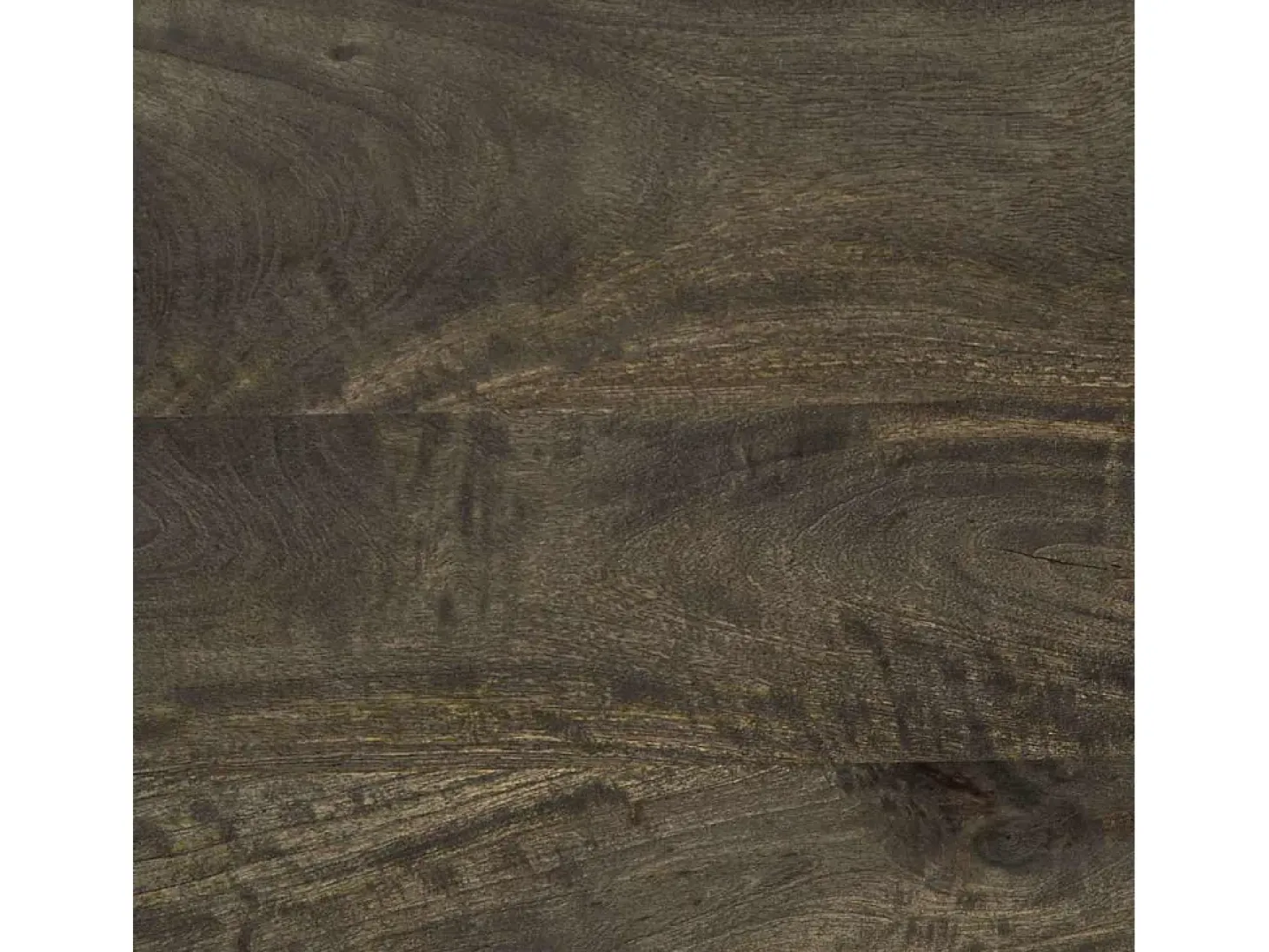 Mesa de centro madera maciza de mango negra 80x54x40 cm