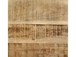 Mesa de centro madera maciza de mango rugosa 110x55x40 cm