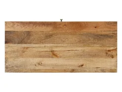 Mesa de centro madera maciza de mango 110x50x40 cm