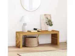 Mesa de centro madera maciza de teca 110x35x38 cm