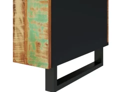 Mesa de centro madera reciclada y contrachapada 100x54x40 cm