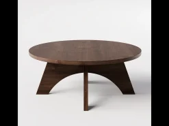 Mesa de centro redonda BELL Ø68 cm Roble Chocolate