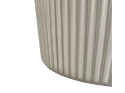 Mesa de centro redonda Easy - MDF y mármol - Gris