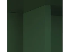 Mesa de centro redonda tablero laminado de 3cm verde cedar 100cm-HECHO EN ESPAÑA