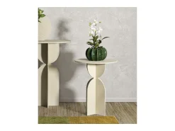 Mesa de Centro VKH800, Beige, 45x45x58 cm, Kendra Home