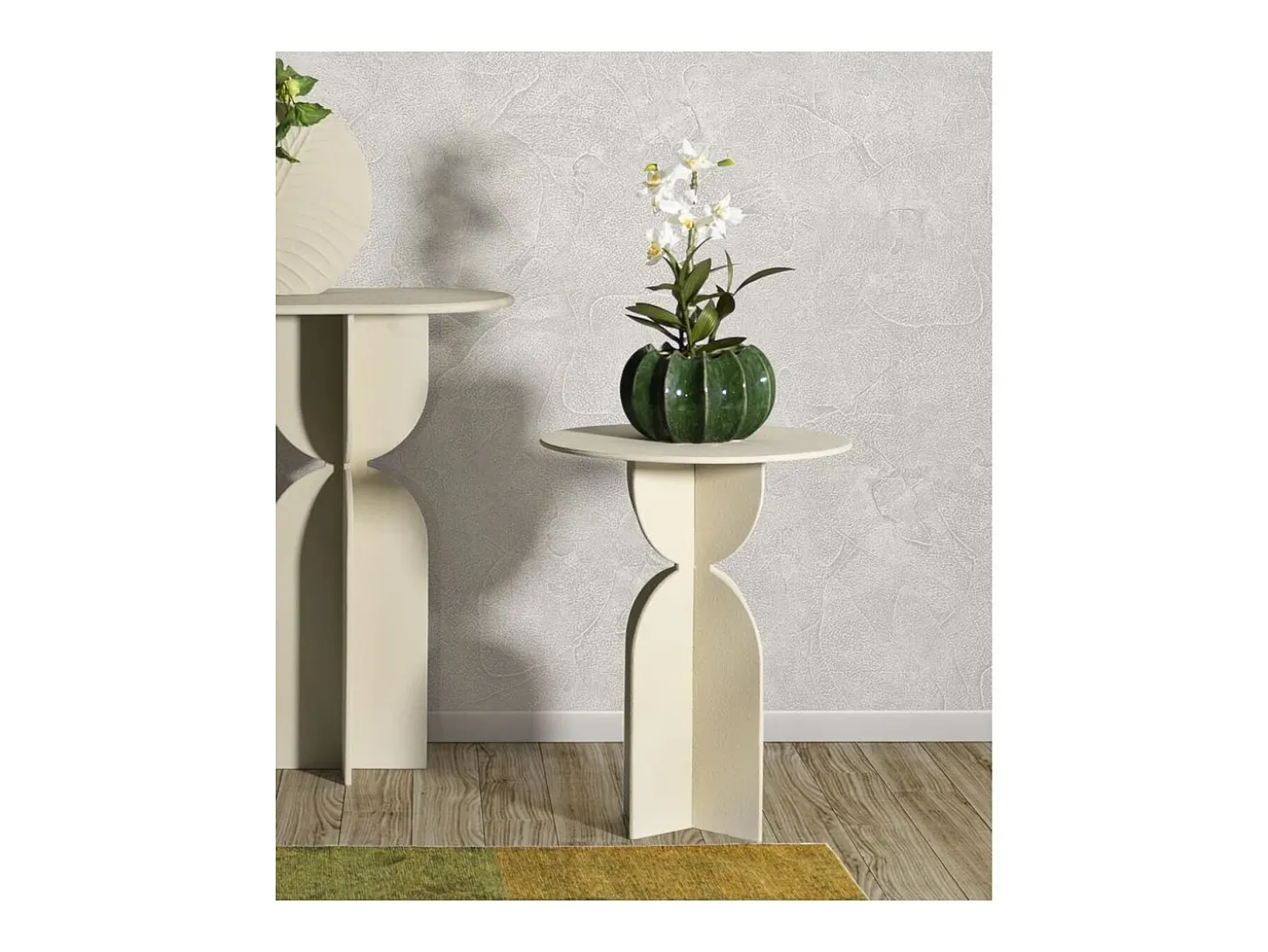 Mesa de Centro VKH800, Beige, 45x45x58 cm, Kendra Home