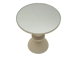 Mesa de Centro VKH799, Beige, 40,5x40,5x42 cm, Kendra Home