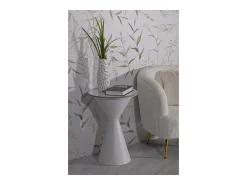 Mesa de Centro VKH527, Blanco, 44x44x63 cm, Kendra Home