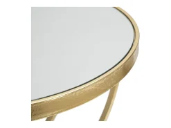 Mesa de Centro VKH569, Oro, 35x35x60 cm, Kendra Home