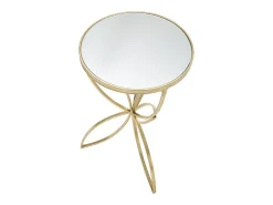 Mesa de Centro VKH569, Oro, 35x35x60 cm, Kendra Home
