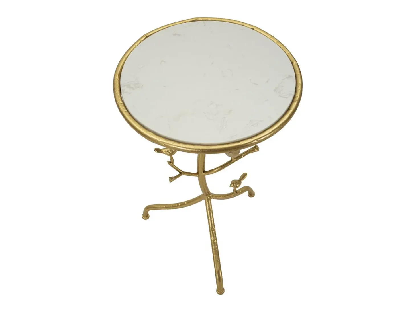 Mesa de Centro VKH801, Oro, 38x38x60 cm, Kendra Home