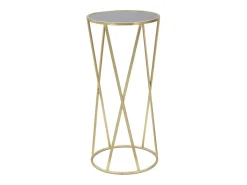 Mesa de Centro VKH601, Oro, 35x35x75 cm, Kendra Home