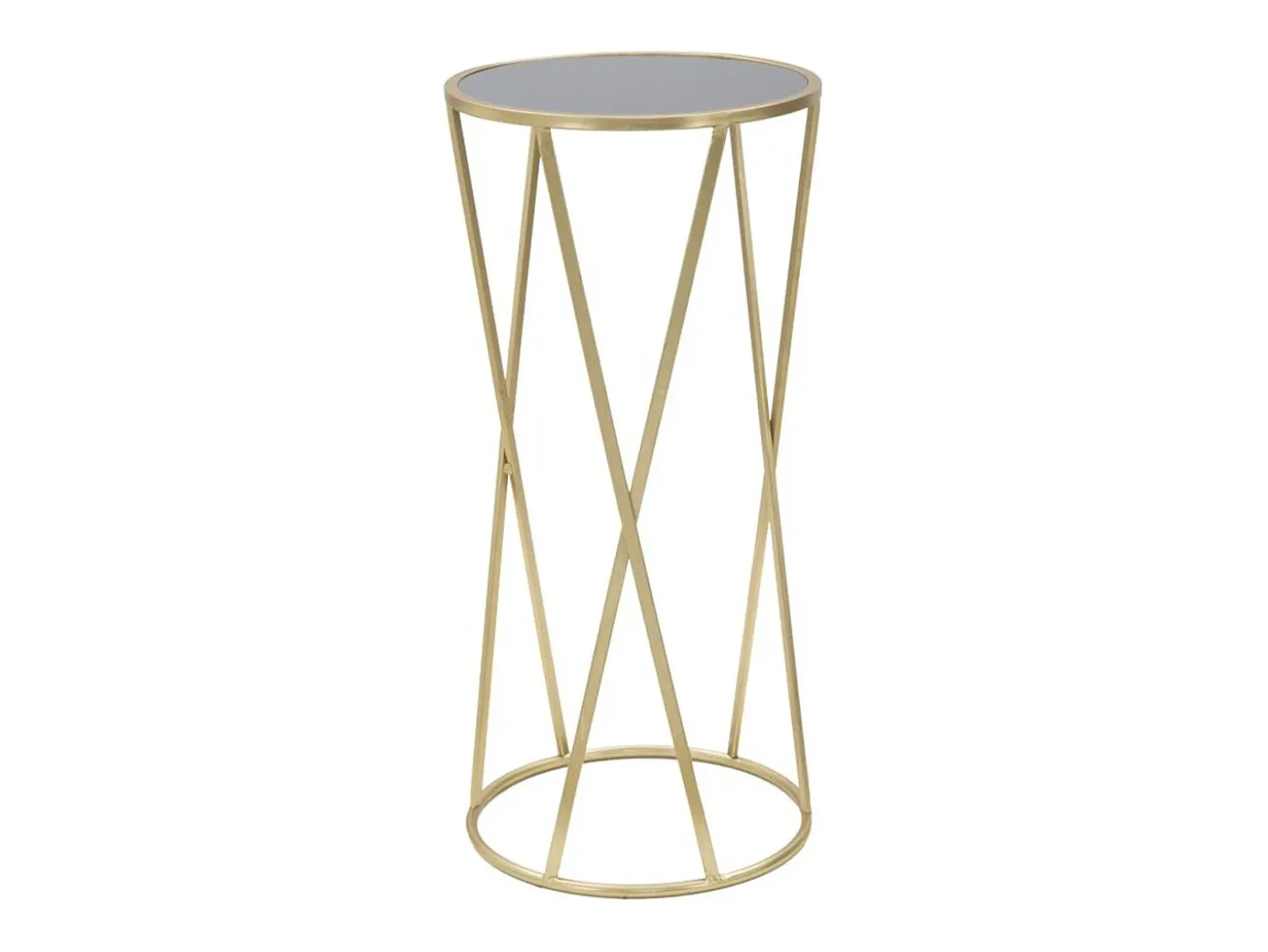 Mesa de Centro VKH601, Oro, 35x35x75 cm, Kendra Home