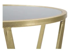 Mesa de Centro VKH601, Oro, 35x35x75 cm, Kendra Home
